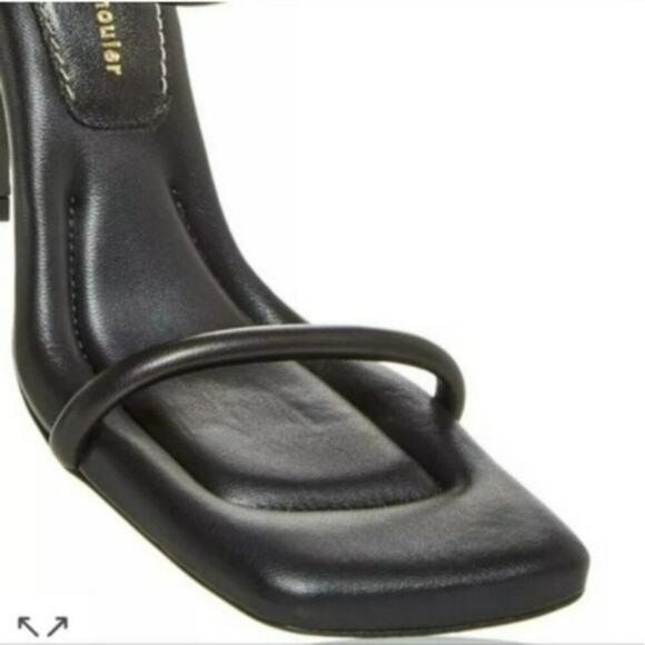 Proenza Schouler Square Toe High Heel Sandals Black 38.5 - Picture 5 of 9